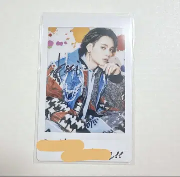 츠보쿠라 야스하루 친필 사인 폴라로이드 폴라로이드