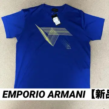 EMPORIO ARMANI 그래픽 티셔츠 XS 파랑