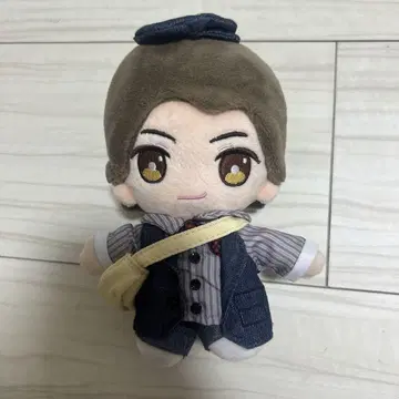이와사키 타이쇼 뉴지스 봉제 인형 스트라이프 셔츠 데님 팬츠
