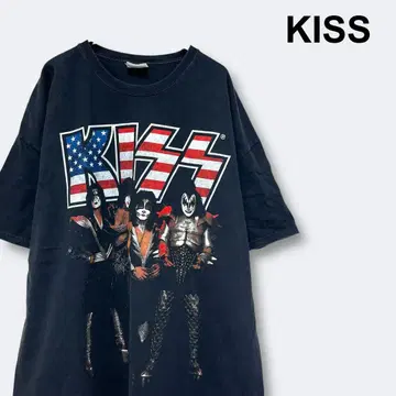 KISS 키스 밴드 투어 티셔츠 헤인즈