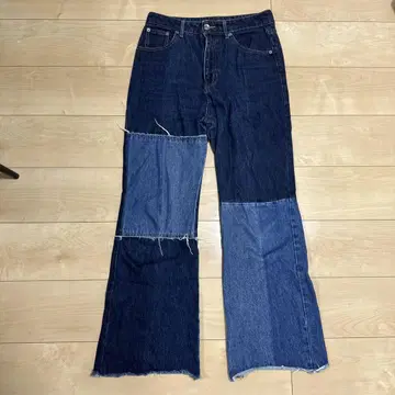 JEANASIS 패치워크 부츠컷 데님