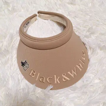 Black&White 베이지 바이저 사이즈 F