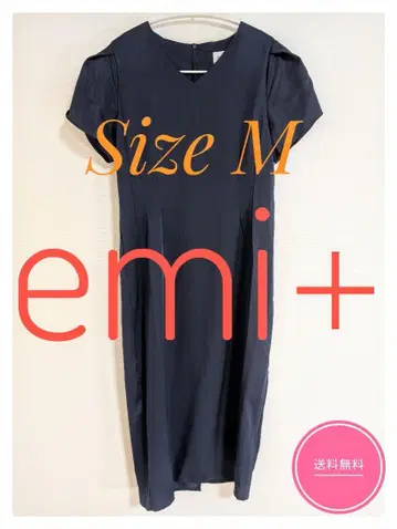 emi+ 반팔 V넥 원피스 네이비 Size M