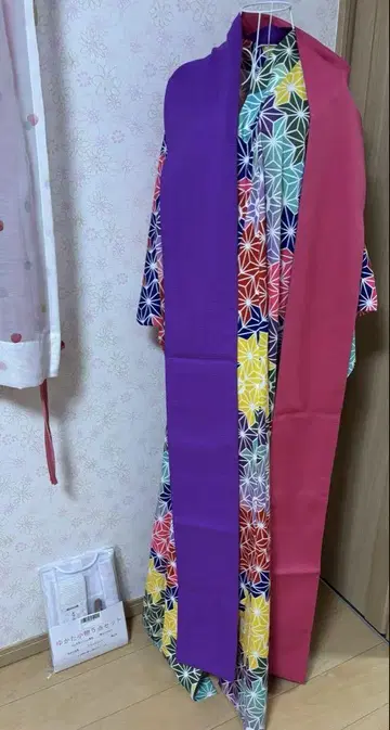 유카타 유카타 삼베 무늬 아사기