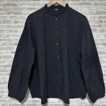 journal standard luxe 스탠드 칼라 긴팔 셔츠 프릴