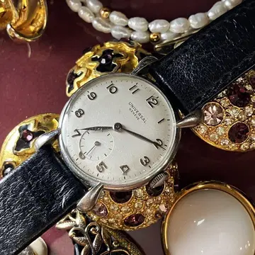UNIVERSAL GENEVE 작동 수동 와인딩 손목시계 유니버셜 제네바