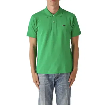 Lacoste 그린 피케 셔츠 US S