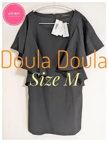 Doula Doula 반팔 원피스 블랙 Size M