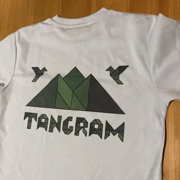 TANGRAM 라이트 블루 스카이블루 티셔츠