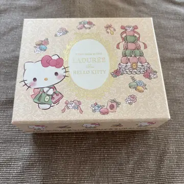 라 듀레 헬로키티 상자 상자만 LADUREE