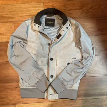 moorer 발스타 블루종 스웨이드 나일론 콤비 46