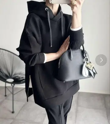 사이드 지퍼 후드티
