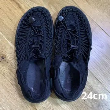 keen 유니크 여성용 샌들 블랙 24cm