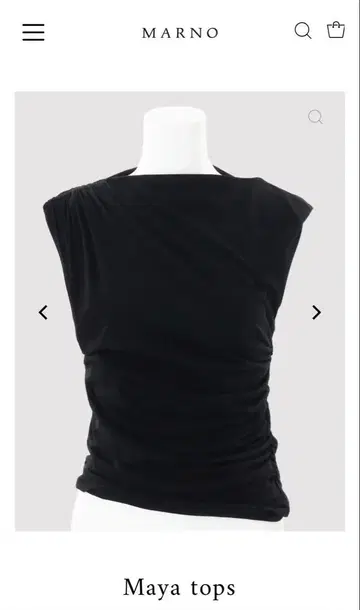 MARNO maya tops black