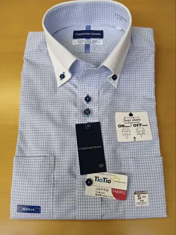 미사용 새상품 CHRISTIAN ORANI 2way shirts 반팔