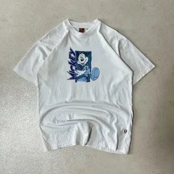 90년대 미키마우스 프린트 티셔츠