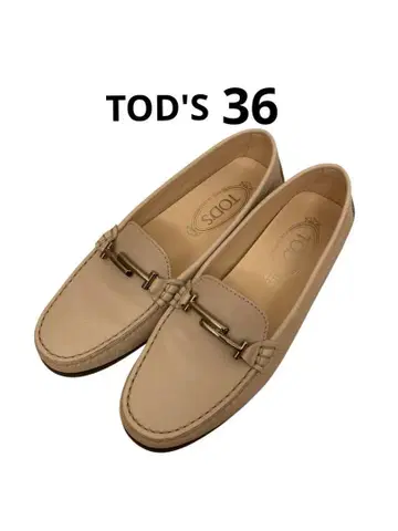 TOD'S 베이지 모카신
