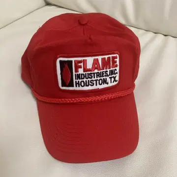 FLAME 빈티지 70s 와펜 코튼 트윌 캡