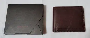 크리스천 오자르 브라운 가죽 반지갑 박스 포함