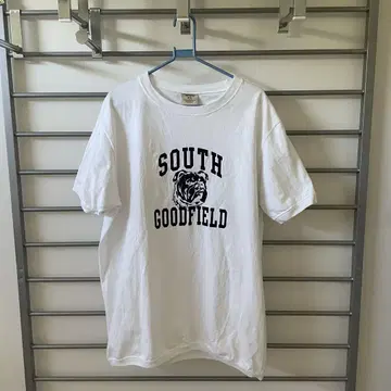 Goodwear 반팔 로고 티셔츠 화이트