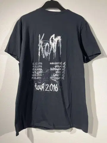 KORN 2016 UK TOUR 티셔츠