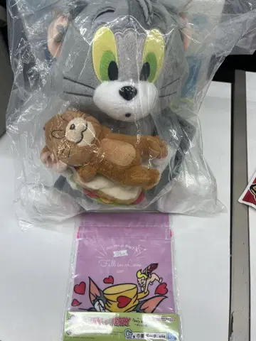 톰과 제리 톰 B상 봉제 인형 G상 복조리 파우치