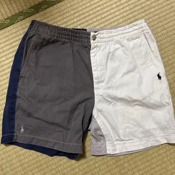 Ralph Lauren 바이컬러 숏팬츠 M 빔즈 콜라보
