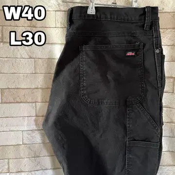 디키즈 페인터 팬츠 케냐 제조 블랙 40 x 30