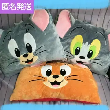 톰과 제리 귀달이 사각 쿠션