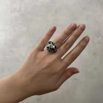 Vintage silver925 하트 반지 링 12호
