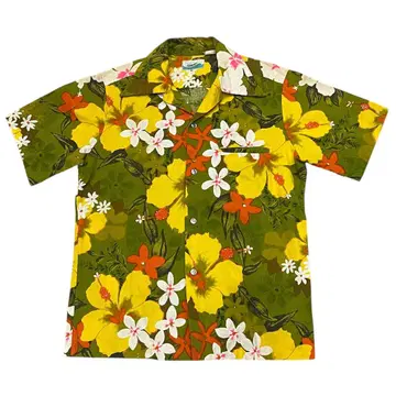 70s Penney's Hawaii 알로하 셔츠 빈티지 페니스
