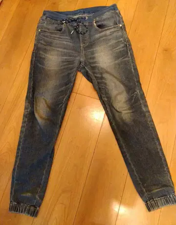 BAYFLOW DENIM 조거 팬츠 다크 블루