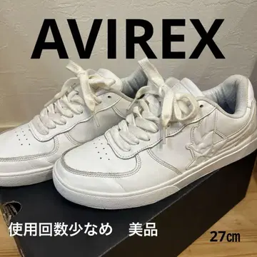 AVIREX 아비렉스 스니커즈 화이트 27cm 새상품급