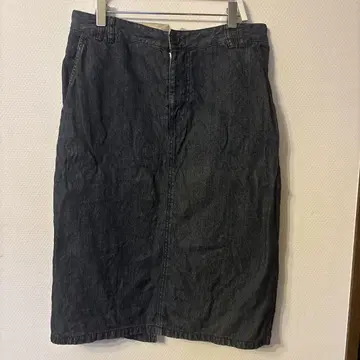 마가렛호웰 린넨 데님 스커트