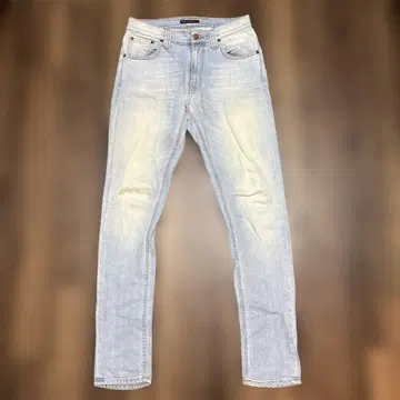 Nudie Jeans 라이트 블루 슬림 핏 데님
