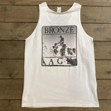 BRONZE AGE 초 희귀 US 모델 탱크탑 화이트
