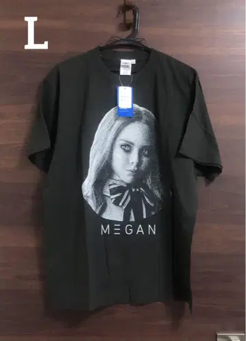 미사용 택 포함 호러 영화 메건 M3GAN 티셔츠 L