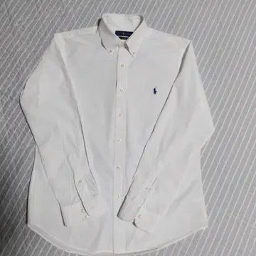 90s Ralph Lauren 슬림 핏 긴팔 셔츠 화이트