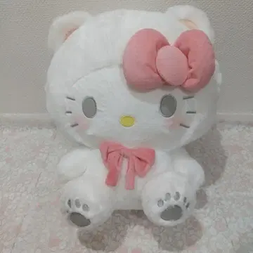 택 포함 헬로키티 빅 봉제 인형