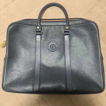 네이비 가죽 비즈니스 백