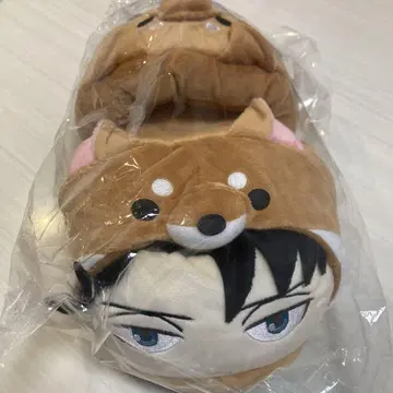 진격의 거인 리바이 애니마루코! 봉제 인형 슬리퍼
