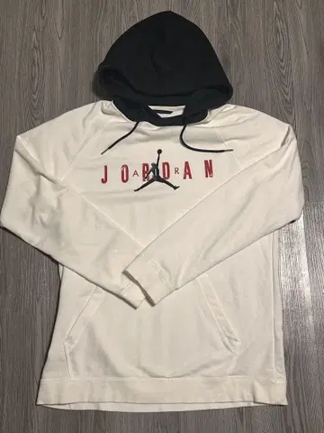 JORDAN XL 후드티 화이트/블랙