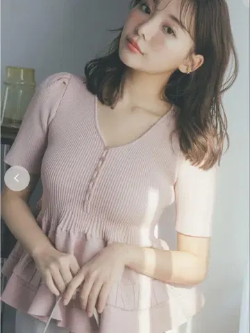 snidel 페플럼 가디건