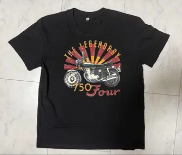 CB750FOUR 블랙 티셔츠 2XL 올드카 쇼와 모임 폭주