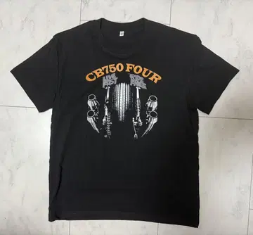 CB750FOUR 블랙 티셔츠 2XL 구형 자동차 모임 쇼와 모임 폭주