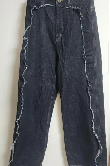 eaphi RUFFLE DETAIL 데님 PANTS 데님