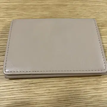 H&D Leather 그레이 베이지 명함지갑