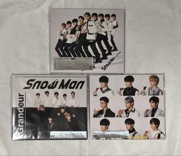 Snow Man Grandeur 3장 세트 CD