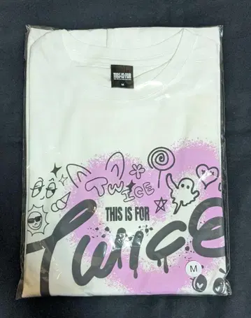 TWICE THIS IS FOR 티셔츠 흰색 화이트 M 사이즈