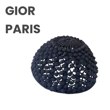 GIOR PARIS 비니 모자 시스루 디자인 모자 빈티지 구제 의류
